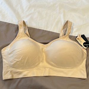 Woman’s wire free shaper bra beige